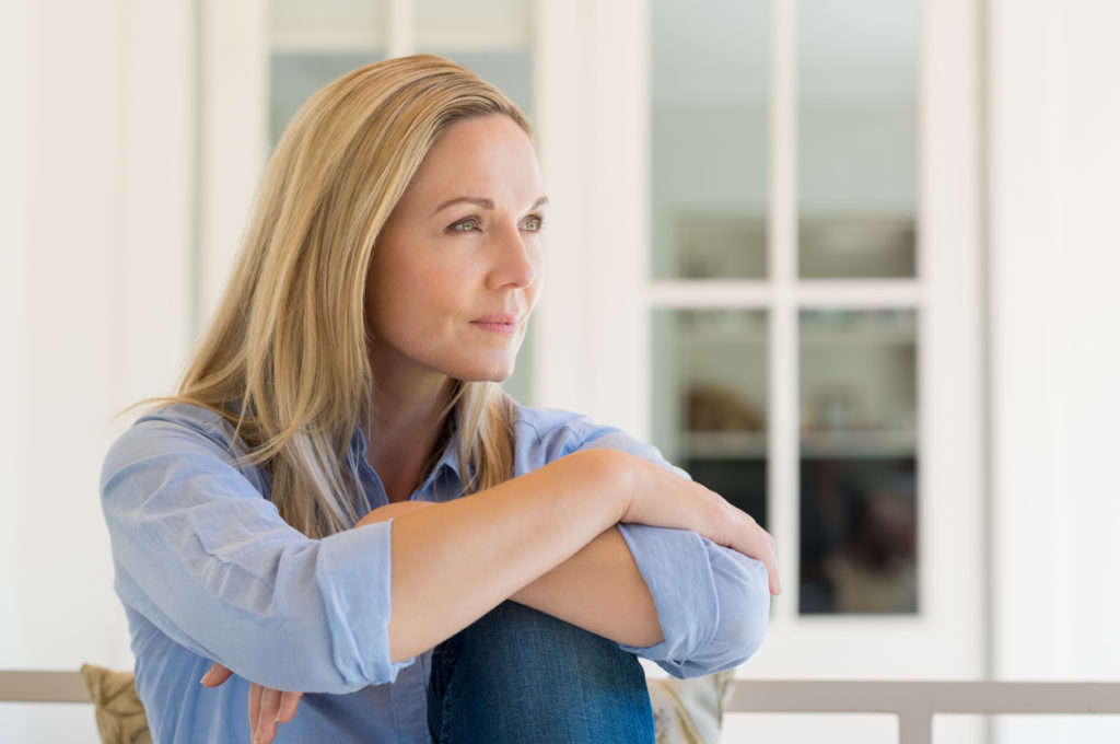 Woman thinking