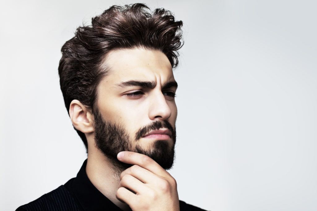 cosmetic dermatology bearded man